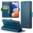 thumbnail image 1 of Feishell Wallet Case for Samsung Galaxy A34 5G, RFID Blocking Magnetic Clasp Shockproof Cover, Premium PU Leather Flip Case with Credit Card Slots Holder Kickstand for Galaxy A34 5G, Blue, 1 of 8