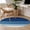 Blue, variant on Navy Blue Ombre Round Area Rug 3 FT,Small Kitchen Bathroom Mats,Modern Abstract Art Blue White Striped Washable Indoor Outdoor Throw Runner Carpet Non-Shedding Doormat for Table Shower Sofa Entryway