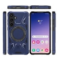 thumbnail image 5 of Innens Case with 2Pcs Screen Protector for Samsung Galaxy S24 Ultra/S24 Plus/S24 Magnetic Shockproof Stand Cover, Blue, 5 of 13