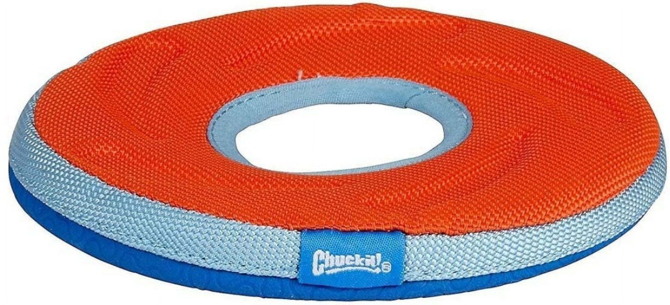 3 Pack Chuckit Zipflight Amphibious Flying Ring Assorted Colors [Dog Fetch Toys] Small - 3 count