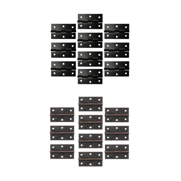 10 Uds. s De Metal, Conectores De De Cierre Para Armario, Caja De Madera, Bronce Rojo+10 Uds. s De Metal, Conectores De De Cierre Para Armario, Caja De Madera Negra BLESIY none