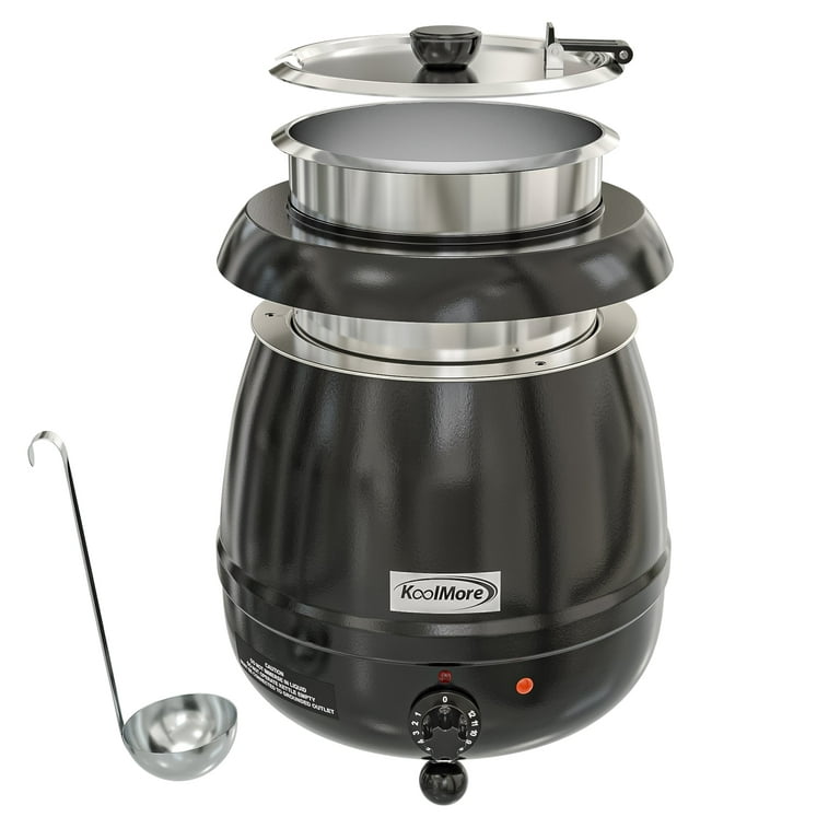Sentinel 6-Quart Stainless Steel Commercial Electric Soup Kettle Warmer