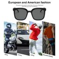 thumbnail image 4 of Lunettes de Soleil de Mode de la Mode de Tir de Rue de temples de Chaîne, en Plastique, en Métal, PC, 4 of 5