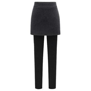 skirted leggings wool