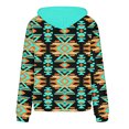 thumbnail image 5 of Aboser Ethnic Aztec Hoodies for Women Retro Geometric Graphic Sweatshirt with Pocket Western Tribal Hooded Shirts Loose Long Sleeve Hoodie, 5 of 6