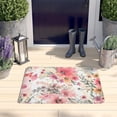 thumbnail image 2 of Pioneer Flower Floral Print Flannel Non Slip Door Rugs,Washable Door Mats Indoor,Decorative Door Mats,Dirt-Resistant and Absorbent Doormat for Entrance,Bedroom,Kitchen,Bathroom,31.5"x17", 2 of 4