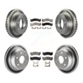 thumbnail image 1 of Transit Auto Front Rear Coated Disc Brake Rotors and Ceramic Pads Kit for Car 2003 Chevrolet Silverado 2500 HD Suburban GMC Sierra KGT-100596, 1 of 11