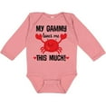 thumbnail image 3 of Inktastic Gammy Loves Me Grandchild Boys or Girls Long Sleeve Baby Bodysuit, 3 of 5