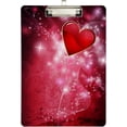 thumbnail image 2 of FMSHPON Valentines Day Heart Clipboard Hardboard Wood Nursing Clip Board and Pull for Standard A4 Letter 13x9 inches, 2 of 8