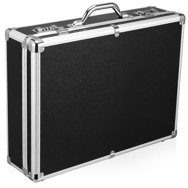 STRANDCHIC Tool Briefcase Aluminum Alloy Locking Storage Box for Daily Use 1Set