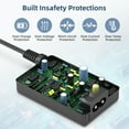 thumbnail image 2 of PKPOWER 48W 19V 2.53A AC Adapter for Monitors Power Cord for Select J4500/J400D Series 22" 32" LED LCD TV Replacement Power Supply for Monitor Models, 2 of 5