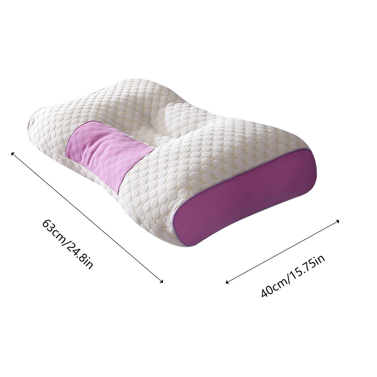 Cooling Soft Memory Foam Pillow, Cervical Neck Pillow for Side Sleepers, Back & Stomach Sleepers, Ergonomic Orthopedic Design for Neck Pain Relief and Deep Sleep