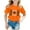 Orange, variant on Lisbinx Cute Shirts for Girls Simple Graphic Tee Tops Crewneck Short Sleeve Tops for Children Todays