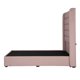 thumbnail image 3 of Box Base Cama Matrimonial + Cabecera Polar Rosa, 3 of 8