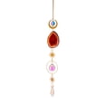 thumbnail image 2 of Sunjoy Tech Faux Crystal Pendant Shiny Creative Shape Easy to Hang Long Lasting Exquisite Gift Multicolor Agate Rough Faux Crystal Sun Catcher Window Decor, 2 of 8