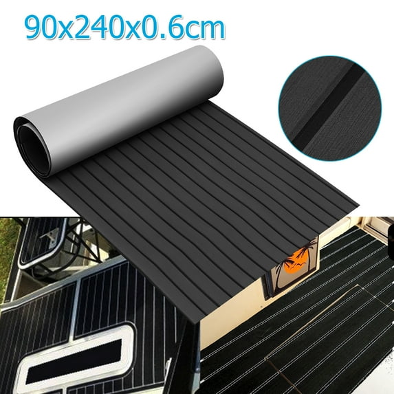 10 Colors Marine Yacht Boat & RV Flooring Sheet Decking Faux Teak EVA Foam Self-Adhesive Mat 94''x35'' / 91''x35''