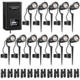 thumbnail image 1 of Kit de luces de paisaje HIBOITEC 12x12W 1200LM 2700K IP65, 1 of 8