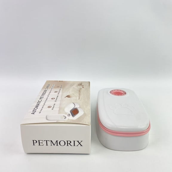 PETMORIX Automatic pet feeding bowls, 48H Timer Wet Dry Cat Food Dispenser, for Cat and Dog Automatic Feeder