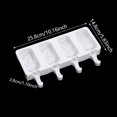 thumbnail image 4 of 4 Grids Popsicle Molds Silicone Ice Cream Molds Ice Cube Tray Popsicle Maker DIY Homemade Cake Pop Mold Ice Lolly Mould Kitchen Tools, 4 of 7