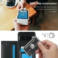 thumbnail image 3 of Dteck for Google Pixel 9 Pro XL Case with Card Holder,Magnetic Back Flip Case for Pixel 9 Pro XL Wallet Case for Women,Protective Case Phone Case for Google Pixel 9 Pro XL,Black, 3 of 6