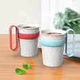 thumbnail image 3 of Porte-gobelet Réutilisable avec Poignée, Ensemble de 10, Poignée de Tasse Anti-Brûlure pour Eau Chaude, Support de Manchon pour Tasses à Café Jetables, 3 of 6