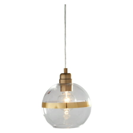 Grey Glass Pendant Light 