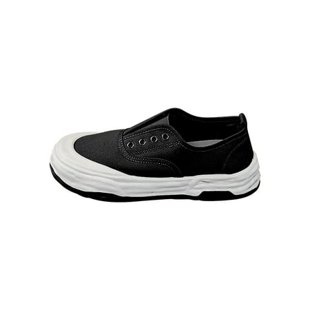 

Cathalem Women s Fashion Casual Sports Running Sneakers Thick Bottom Shake Canvas Shoes Black 37