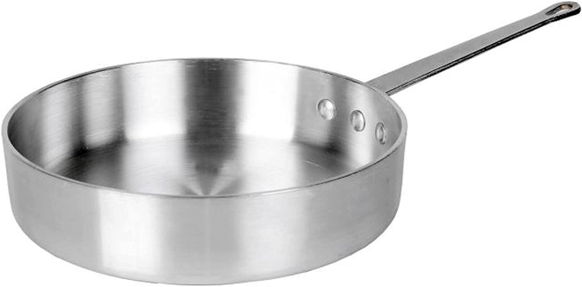 Truecraftware 2 qt. Professional Aluminum Sauté Pan for Home and