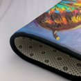 thumbnail image 5 of Oil Painting Beautiful Butterfly Shaggy Area Rug, Rugs for Living Room Bedroom Non Slip Door Mat Indoor Carpet Machine Washable Nursery Home Decor Floor Mats for Entryway 60x39in-#, 5 of 5