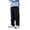 F181-Black, variant on FYDUU Boys Pants Elastic Waist Casual Straight Leg Trousers with Zipper Pockets for Kids Relaxed Fit Sweatpants Fall Athletic Joggers Leisure Pants 11-12 Years