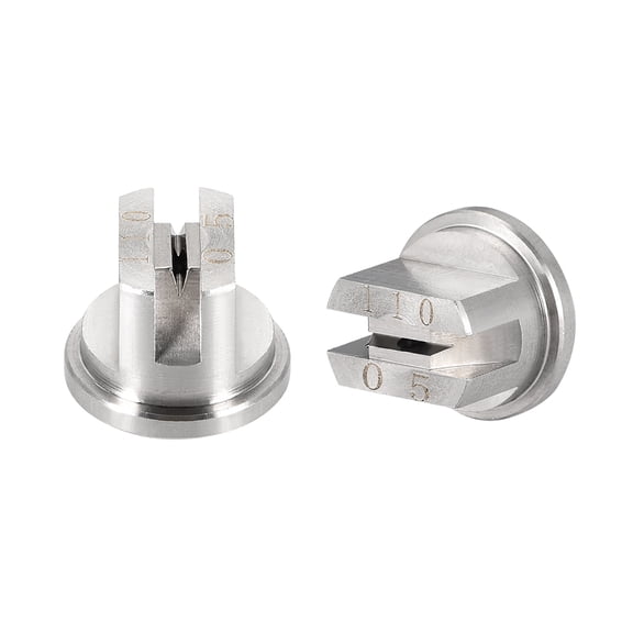 Flat Fan Spray Tips, 110 Degree Stainless Steel Nozzle, 2 Pcs (1.4mm Orifice Diameter)