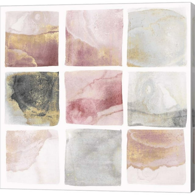 Blush Squares I by Isabelle Z, Canvas Wall Art, 24W x 24H