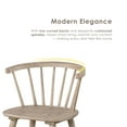 thumbnail image 4 of Furniture of America Rusenta Spindle Back Solid Wood Side Chairs, Set of 2, Natural Oak, 4 of 11
