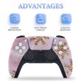 thumbnail image 4 of Skin Sticker for PS5 Slim Standard PS5 Pro Disc Digital Edition Console and Controllers Decals for Playstation 5 (Snow Flake Christmas,PS5 Pro Disc Edition), 4 of 5