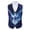 Bold Eagle, variant on Thanksgiving Suit Vest for Men Turkey Pumpkin Business Waistcoat Vests Slim Fit Formal V Neck Dress Vest Jacket Holiday Party Tuxedo Wear