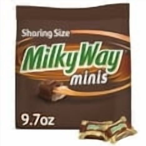 MILKY WAY Milk Chocolate Minis Size Candy Bars, 9.7 oz (Pack of 2)
