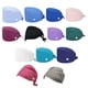 thumbnail image 5 of Minnieouse Gorros de fregado Gorro Salón de belleza Gorros elásticos para el cuidado Laboratorio Sombreros Negro, 5 of 6