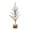Silver, variant on Blueek 2Pcs Mini Artificial Christmas Trees Xmas Desktop Decoration, Holiday Spruce Trees Stand Tabletop Ornaments For Home Office Party Decor