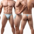 thumbnail image 3 of Yuyangdpb Men's Silk Underwear String Bikini Briefs Low Rise 7pack One Size, 3 of 6