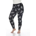 thumbnail image 4 of White Mark Women's Plus Size Printed Leggings, 4 of 5