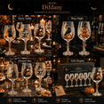 thumbnail image 7 of Halloween 3D Wine Glass Collection Gift Box Set, Pumpkin Witch Stemmed Wine Glass with Gothic Design, Halloween Party Drinkware & Spooky Holiday Gift,1PCS, 7 of 7