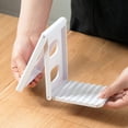 thumbnail image 4 of Collapsible ABS Plate Drainer with Slots Kitchen Non-slipping Pot Lids Holder Multifunctional Pot Cover Holder, 4 of 6