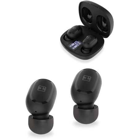 UPC: 0805112064601 | XT-45 Bluetooth Stereo Weather-Proof Earphones with Charging Case and USB Charging Cable (BE-206)