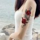 thumbnail image 1 of Tatuajes Temporales Extra Grandes Oso de Fresa 5 Hojas de Tatuajes Falsos de Brazo Completo y 8 Hojas de Pegatinas de Medio Brazo, 1 of 3