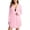 Pink, variant on Women's Swimsuit Cover Ups UPF 50+ Long Sleeve Hoodie Jacket Side Drawstring Lightweight Zip Up Hooded Jackets with Pockets White M