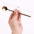 thumbnail image 2 of 4 Pcs 6.7 Inches Coffee Spoons, Stirring Spoons, Tea Spoons Long Handle, Gold Teaspoons, Gold Spoons, Ice Tea Spoons, Long Spoons for Stirring, Gold Espresso Spoons Stainless Steel, 2 of 6