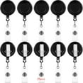 thumbnail image 4 of 25Pcs Porte-Badge Rétractable Id Badge Bobines avec Pivot Alligator Clip Porte-Badge, 4 of 6