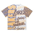 thumbnail image 3 of Men's Mitchell & Ness  White Los Angeles Lakers Jumbotron 2.0 Sublimated T-Shirt, 3 of 4