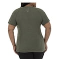 thumbnail image 2 of Women's Plus Size Shirred Tee, 2 of 5