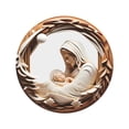 thumbnail image 2 of Juego de Adornos de Natividad, Artesanía Exquisita, Diseño Navideño Tradicional, Decoración Versátil para Colgar o de Mesa, Espíritu Festivo Religioso, Juego de 7 Piezas, Material Duradero, 2 of 7